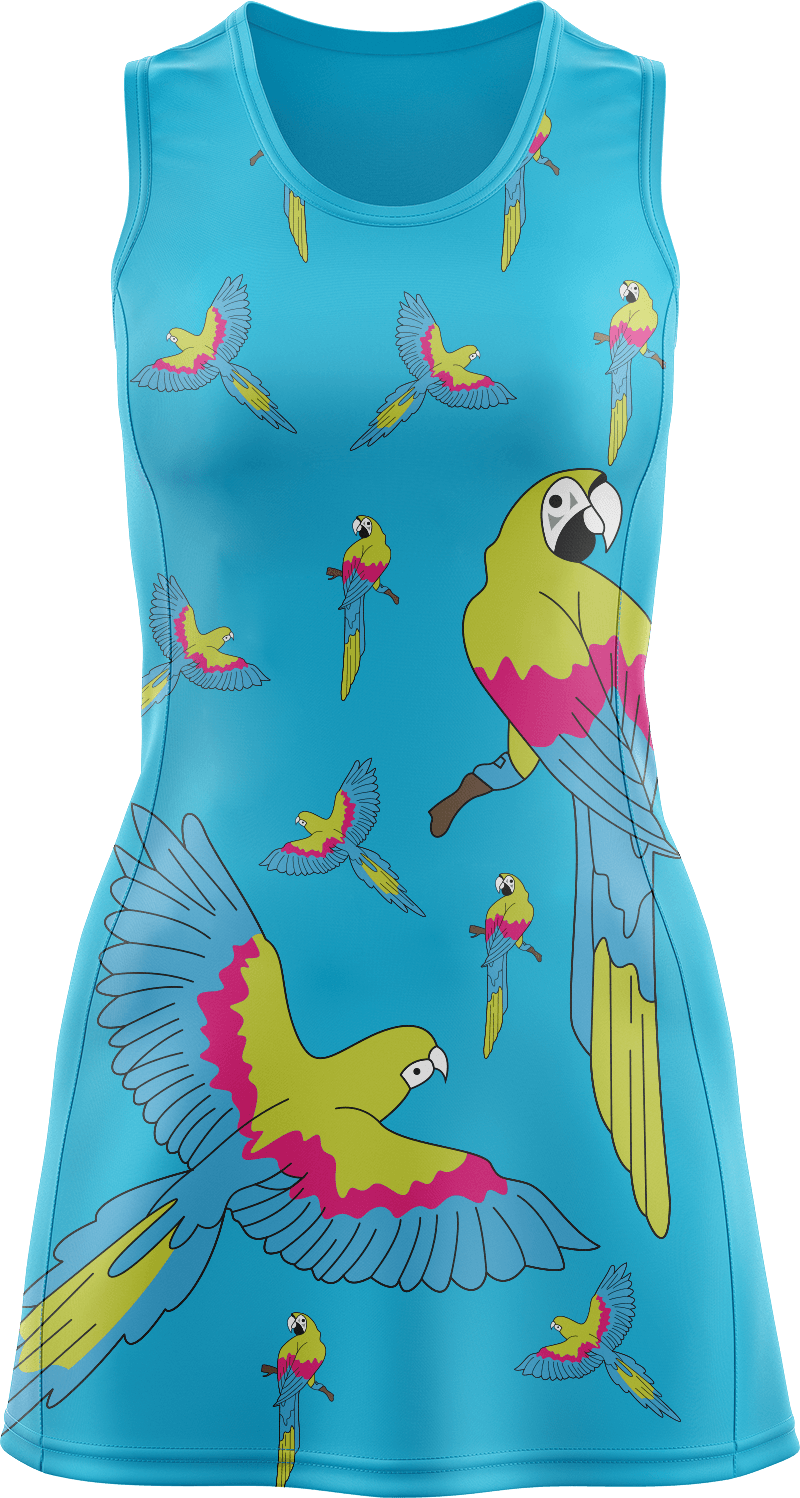Majestic Macaw Ladies Mini Dress - fungear.com.au