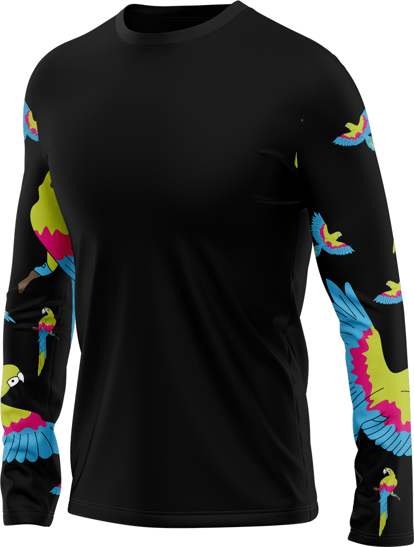 Majestic Macaw Rash T-Shirt Long Sleeve - fungear.com.au