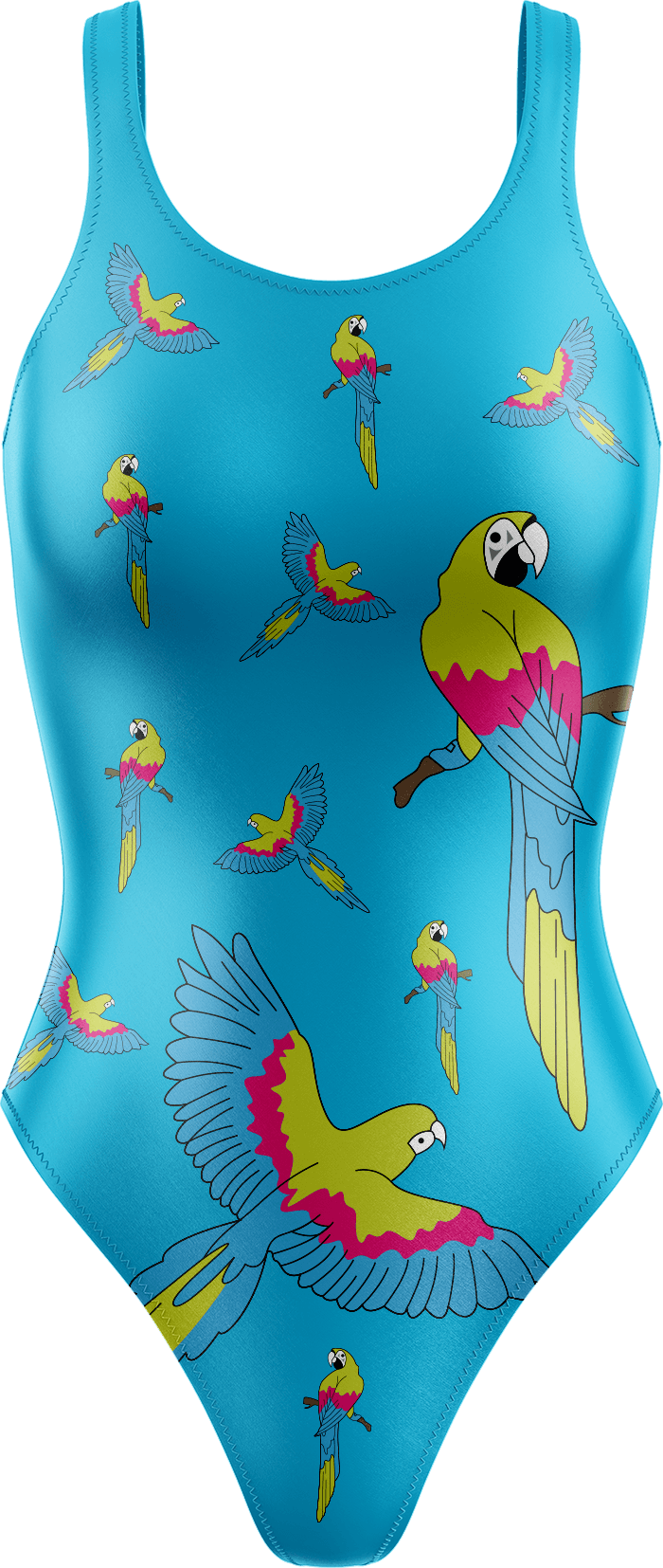 Majestic Macaw Swimsuits - fungear.com.au