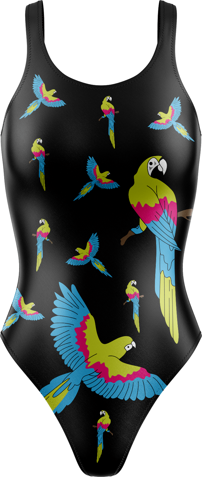 Majestic Macaw Swimsuits - fungear.com.au