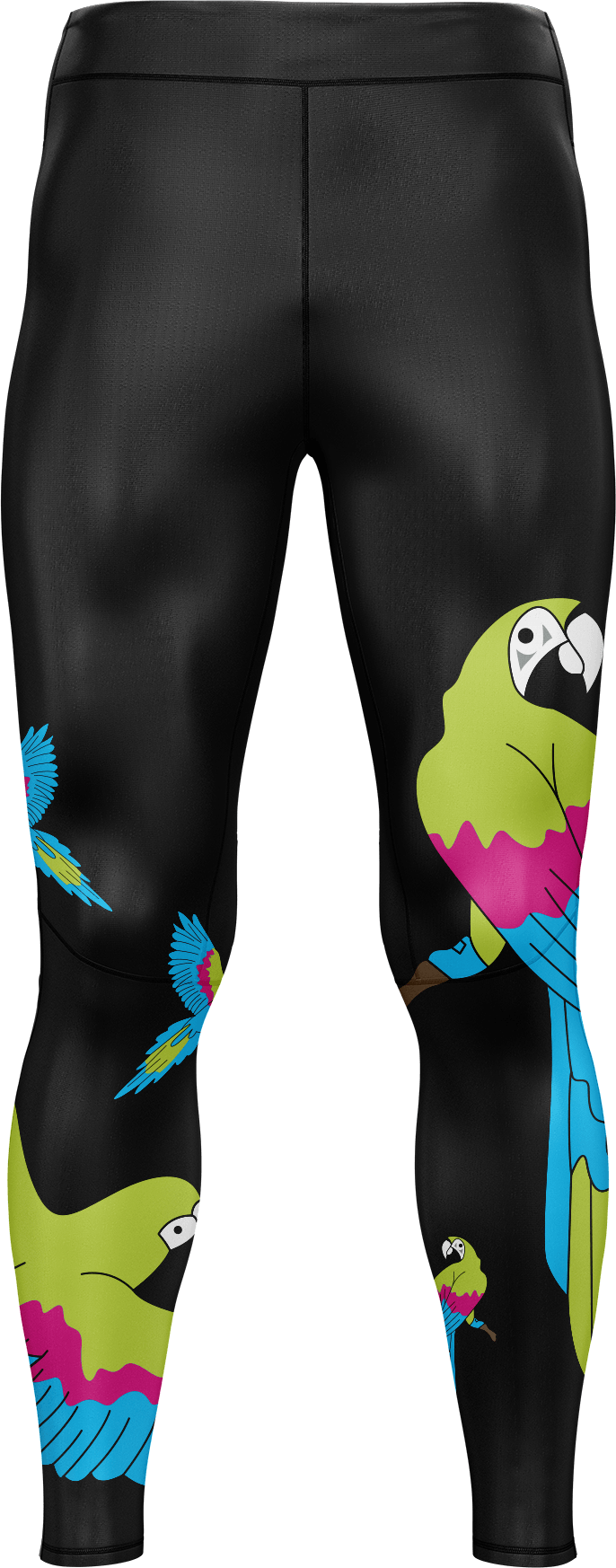 Majestic Macaw tights 3/4 or full length - fungear.com.au