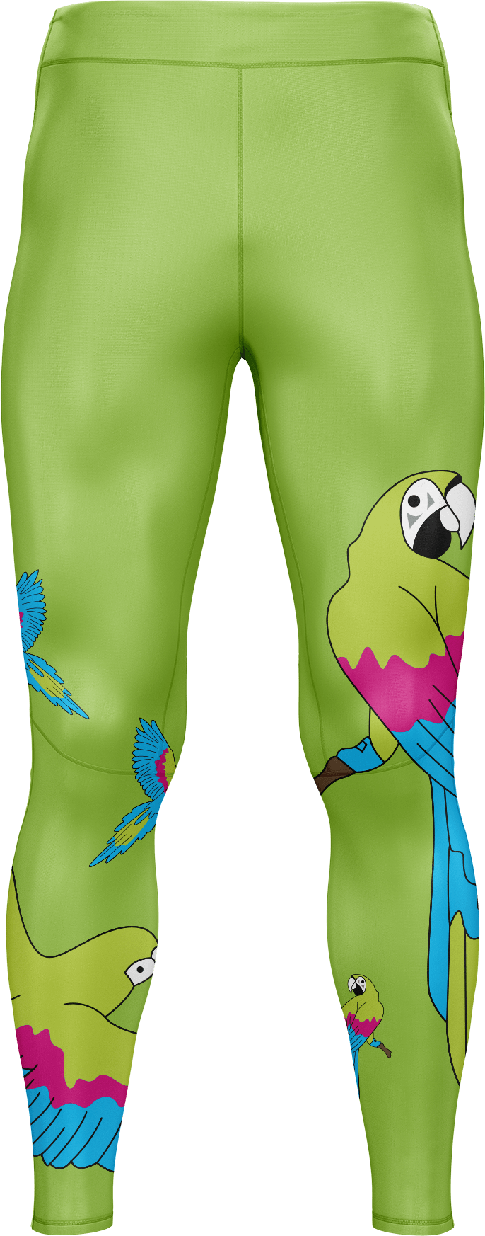 Majestic Macaw tights 3/4 or full length - fungear.com.au