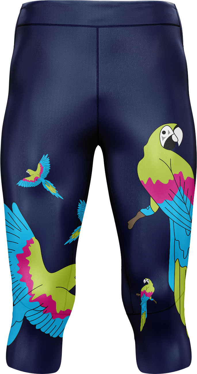Majestic Macaw tights 3/4 or full length - fungear.com.au