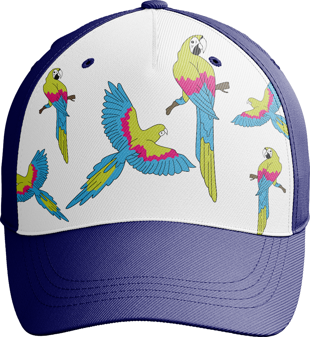 Majestic Macaw Trucker Cap - fungear.com.au