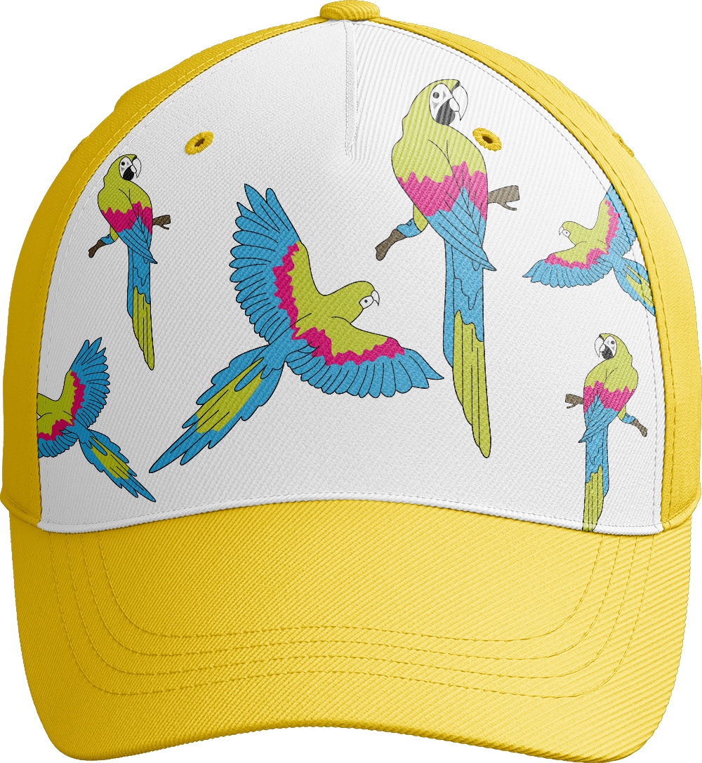 Majestic Macaw Trucker Cap - fungear.com.au