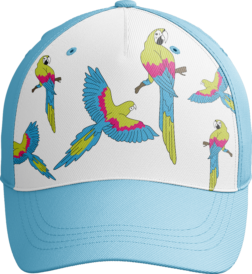 Majestic Macaw Trucker Cap - fungear.com.au