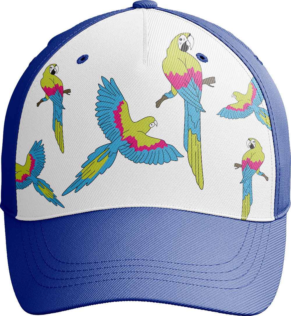 Majestic Macaw Trucker Cap - fungear.com.au