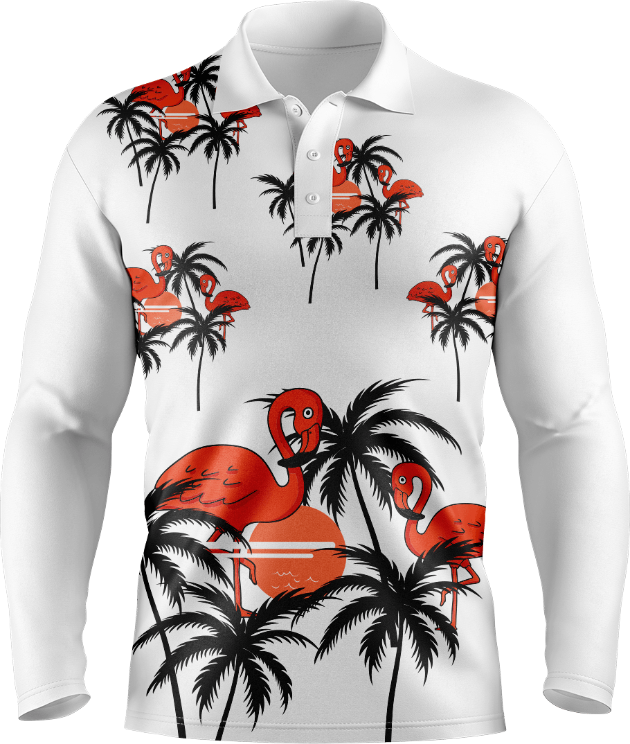 Miami Vice Men's Polo. Long or Short Sleeve - fungear.com.au