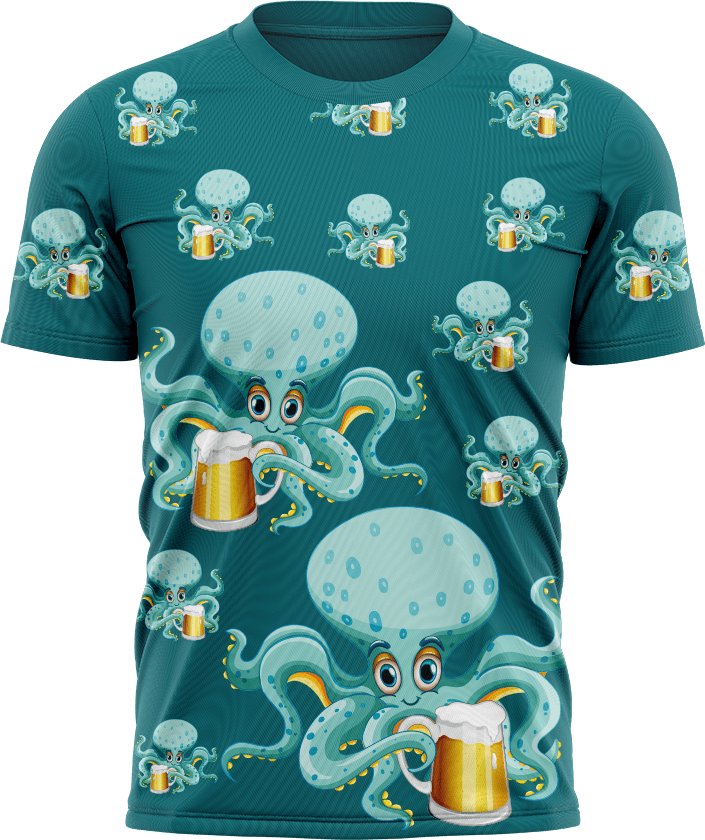 Octopus T shirts - fungear.com.au