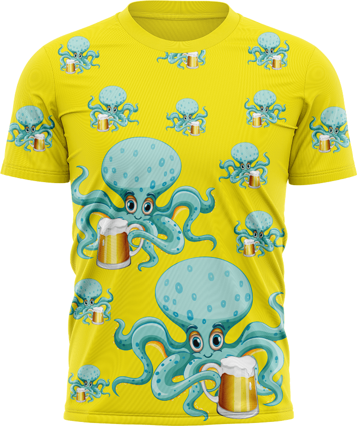 Octopus T shirts - fungear.com.au