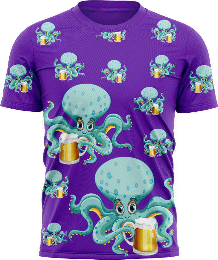 Octopus T shirts - fungear.com.au