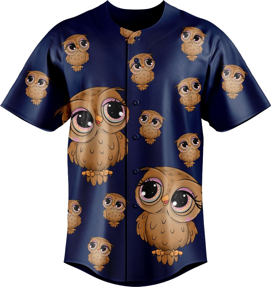 Owl Baseball Jerseys - fungear.com.au