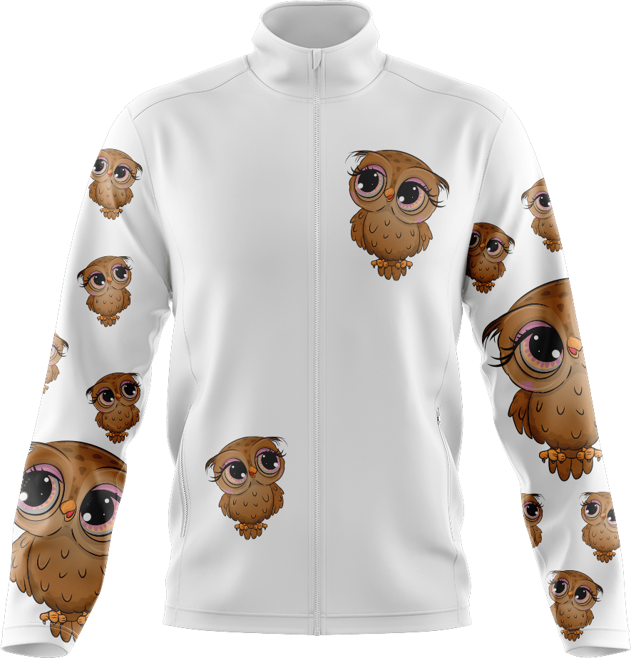 Owl Full Zip Track Jacket - fungear.com.au