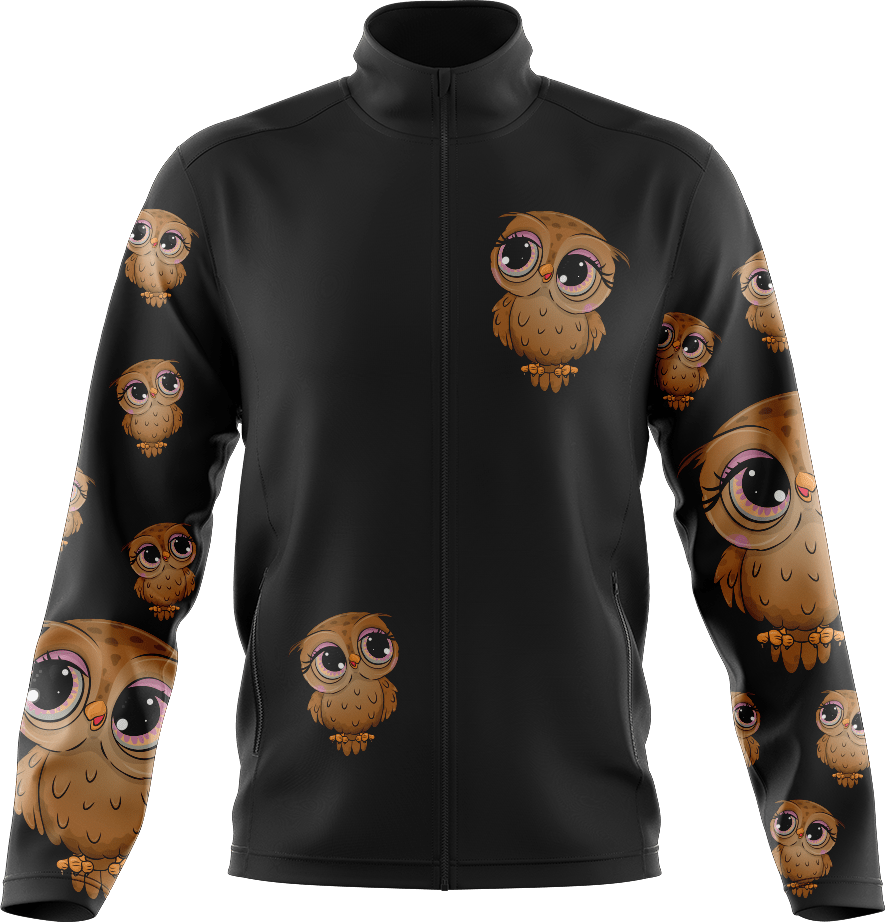 Owl Full Zip Track Jacket - fungear.com.au