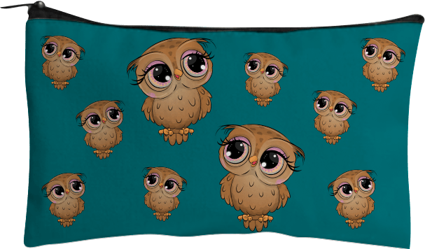 Owl Jumbo Pencil Case - fungear.com.au