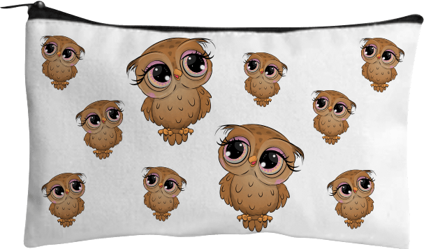 Owl Jumbo Pencil Case - fungear.com.au