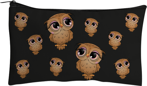 Owl Jumbo Pencil Case