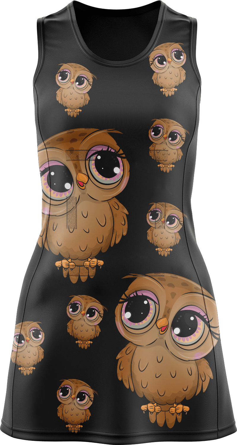 Owl Ladies Mini Dress - fungear.com.au