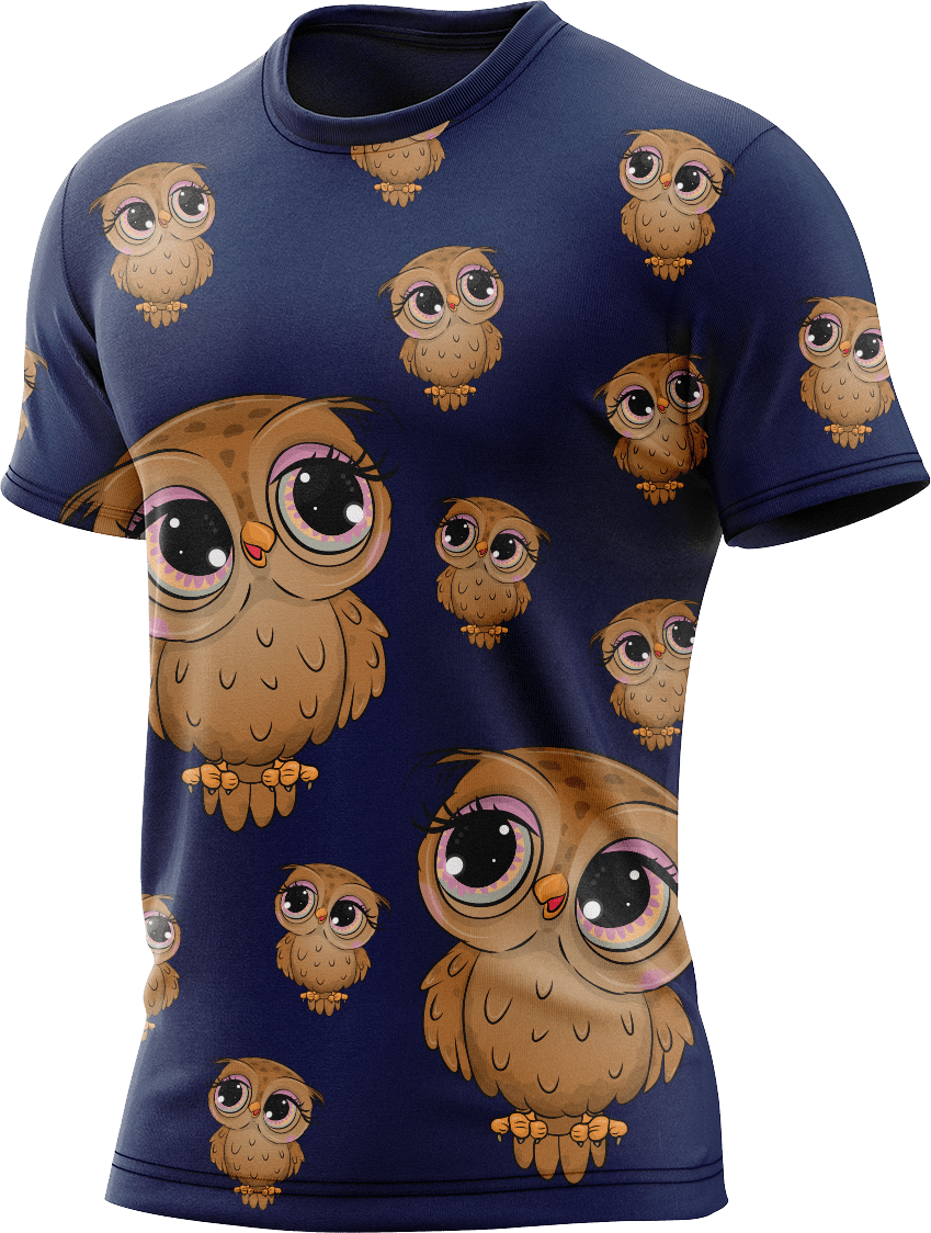 Owl Rash Shirt Short Sleeve - fungear.com.au