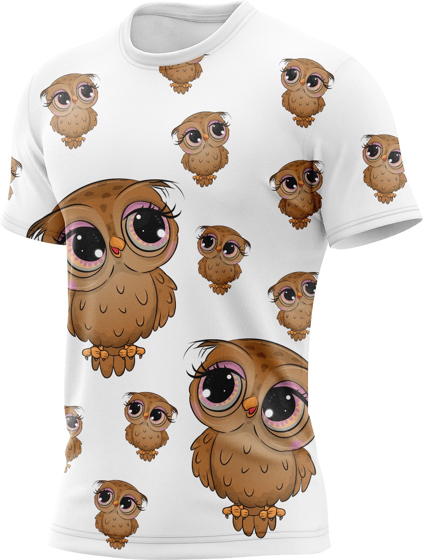 Owl Rash Shirt Short Sleeve - fungear.com.au