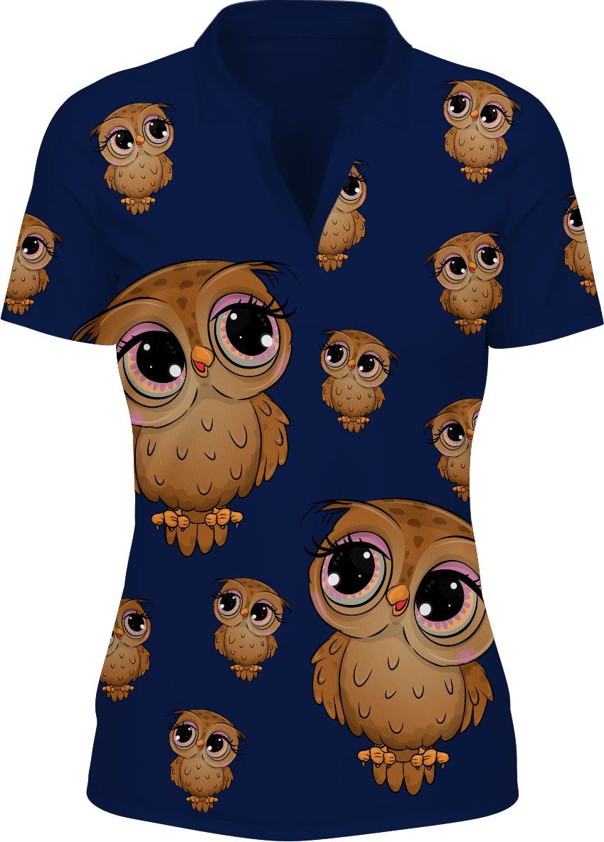 Owl Women's Polo - fungear.com.au