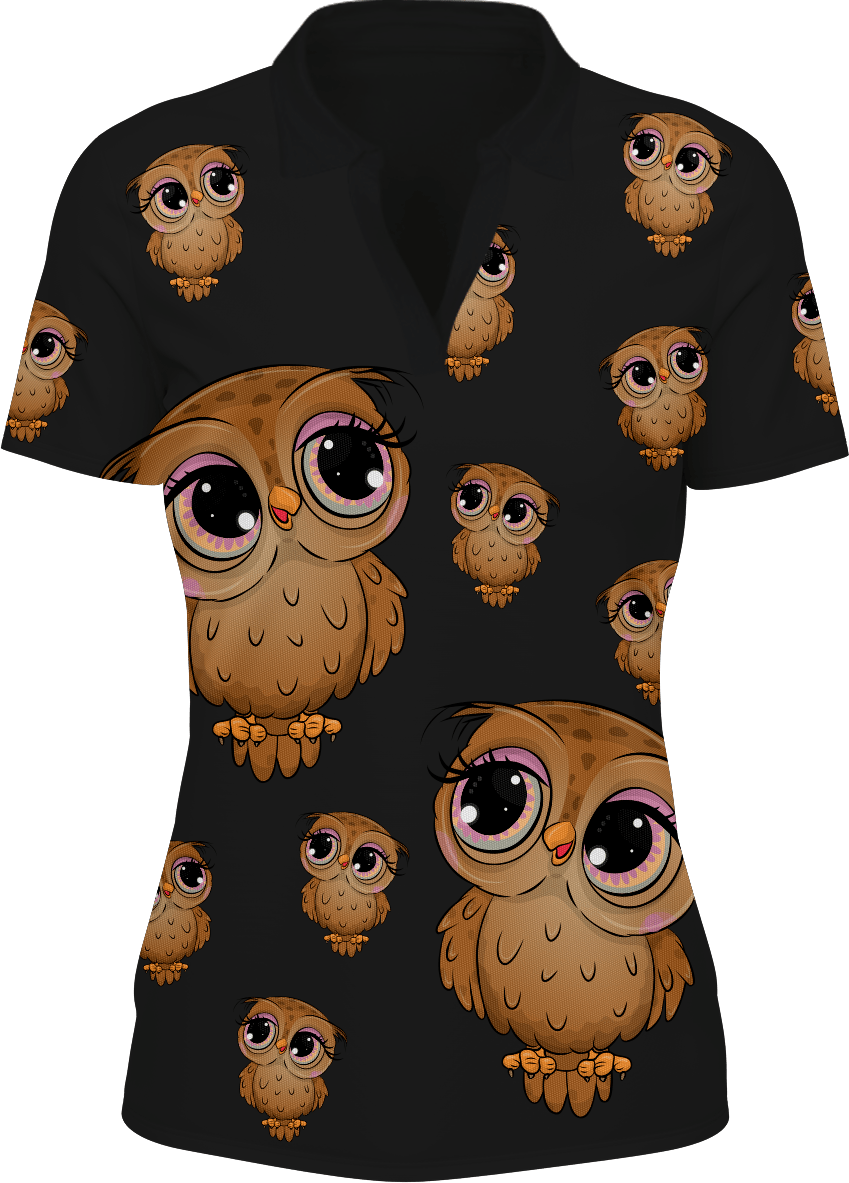 Owl Women's Polo - fungear.com.au