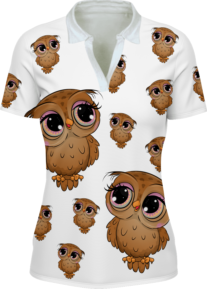 Owl Women's Polo - fungear.com.au