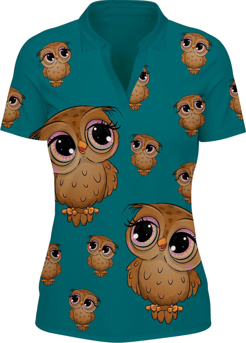 Owl Women's Polo - fungear.com.au