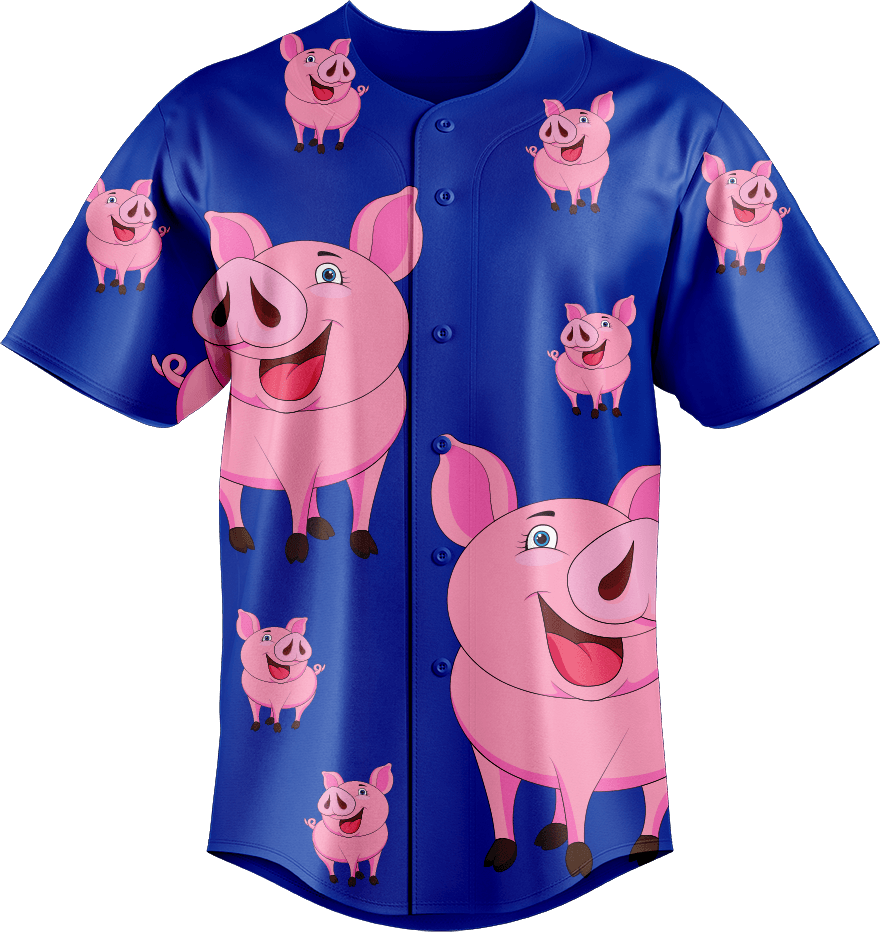 Percy Pig Baseball Jerseys - fungear.com.au