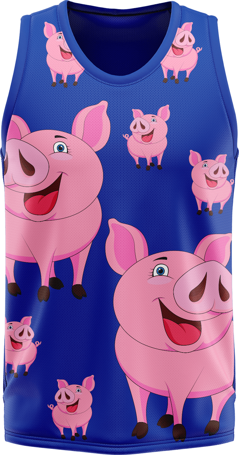 Percy Pig Basketball Jersey - fungear.com.au