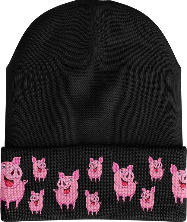 Percy Pig Beanie - fungear.com.au