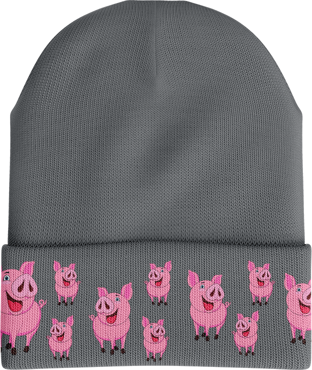 Percy Pig Beanie - fungear.com.au