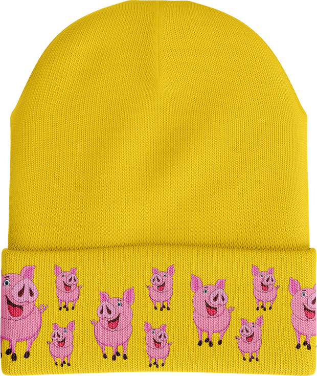Percy Pig Beanie - fungear.com.au