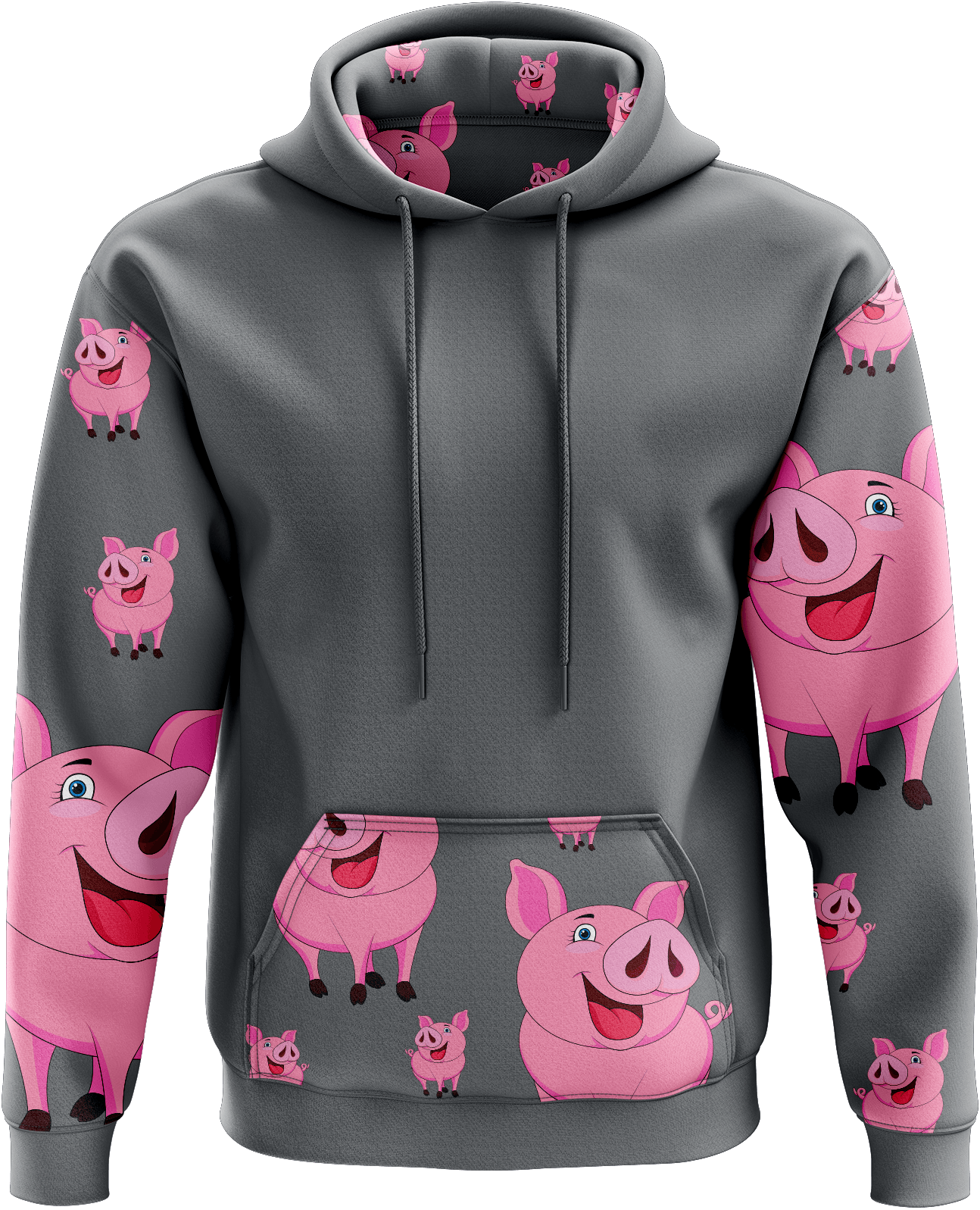 Percy Pig Hoodies - fungear.com.au