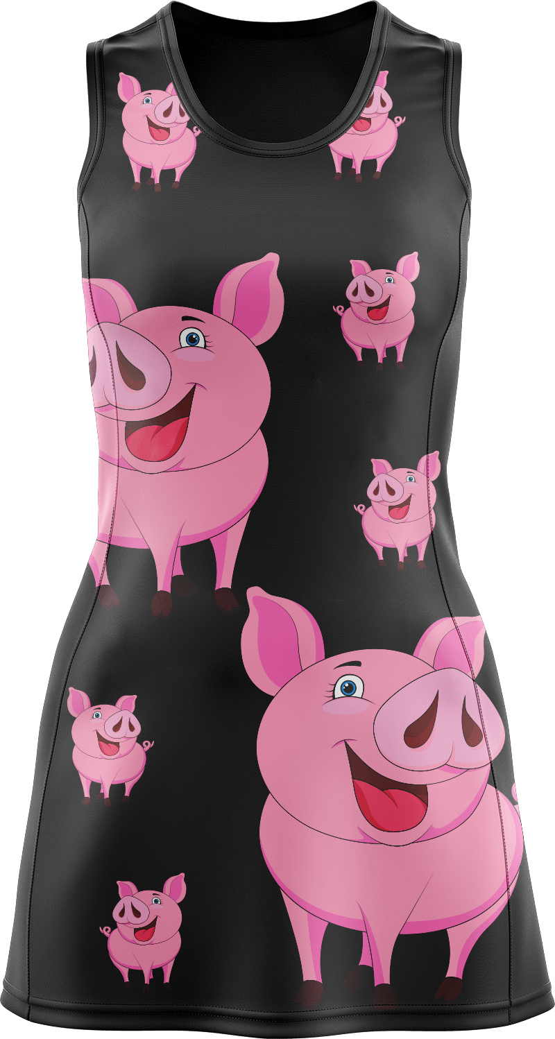 Percy Pig Ladies Mini Dress - fungear.com.au