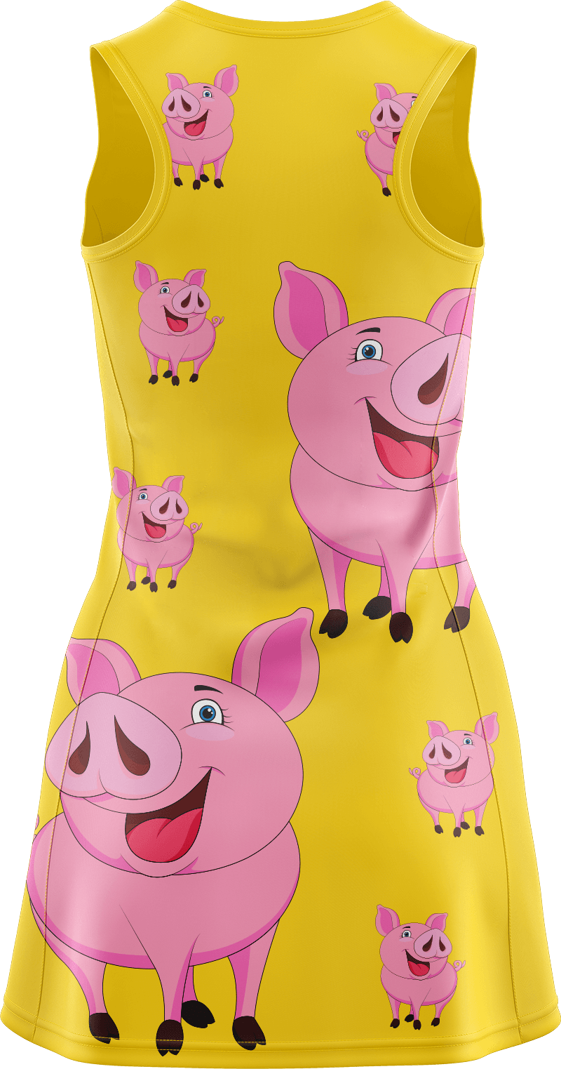 Percy Pig Ladies Mini Dress - fungear.com.au
