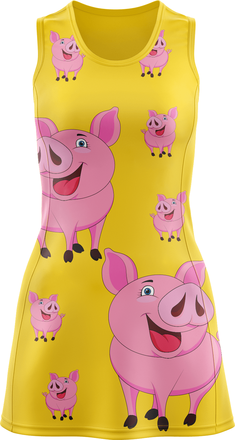 Percy Pig Ladies Mini Dress - fungear.com.au