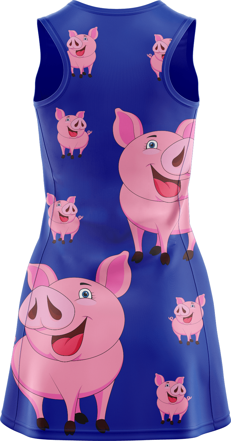 Percy Pig Ladies Mini Dress - fungear.com.au