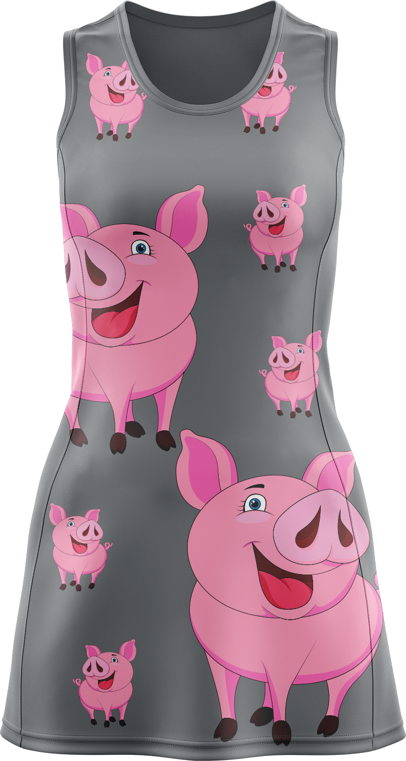 Percy Pig Ladies Mini Dress - fungear.com.au