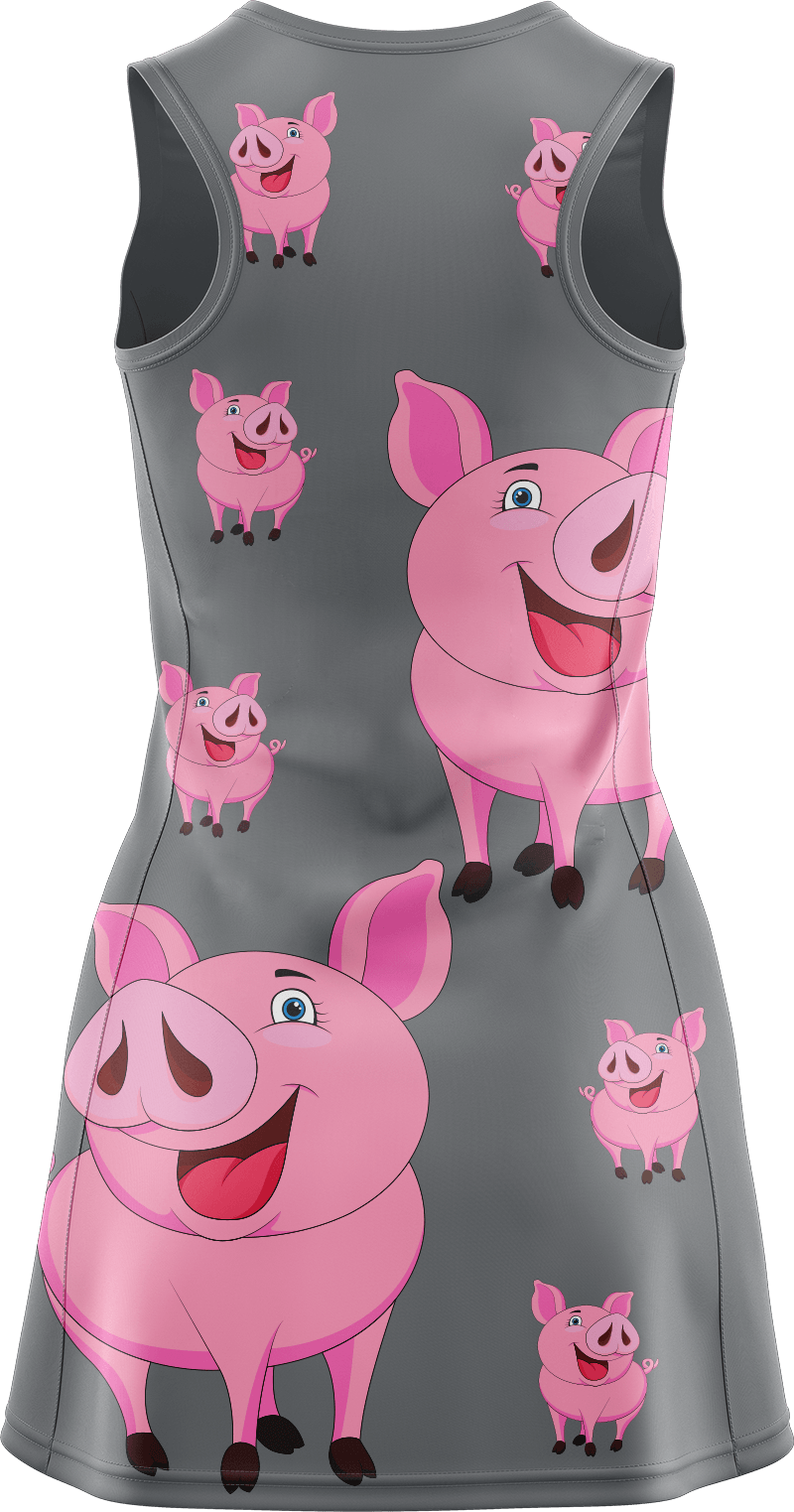 Percy Pig Ladies Mini Dress - fungear.com.au