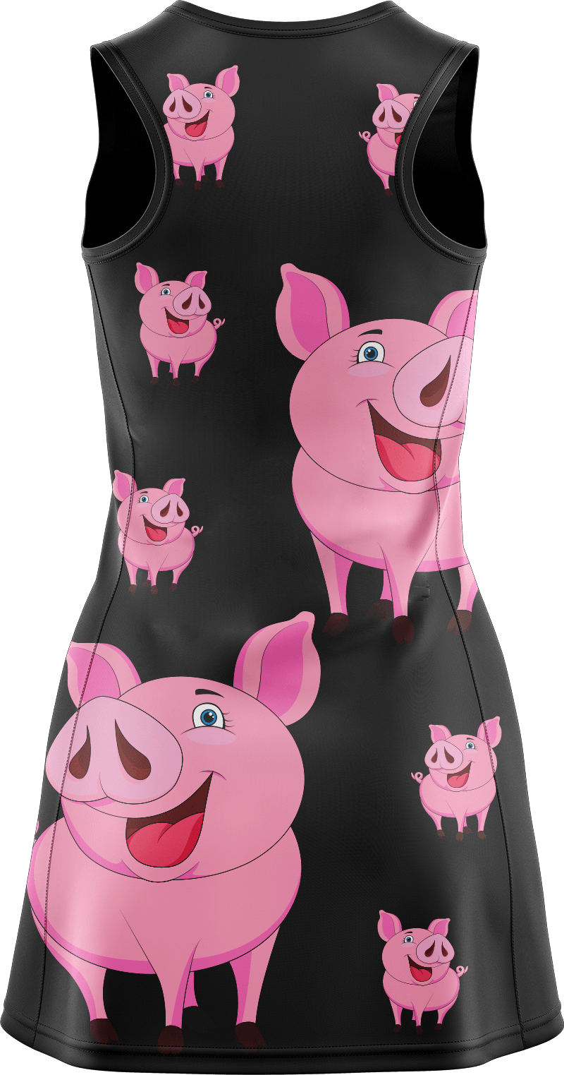 Percy Pig Ladies Mini Dress - fungear.com.au