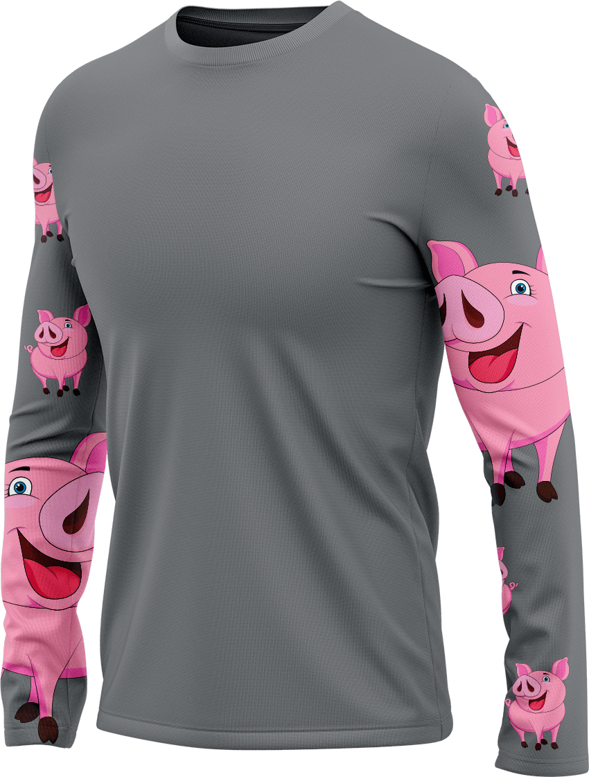 Percy Pig Rash T-Shirt Long Sleeve - fungear.com.au