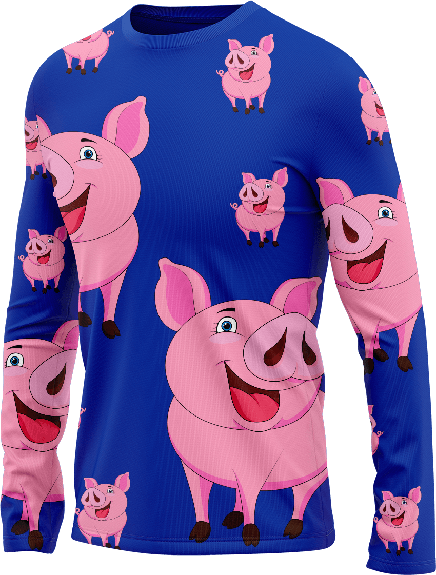 Percy Pig Rash Rash Shirt Long Sleeve