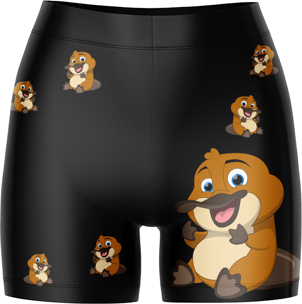 Playa Platypus Ladies Gym Shorts - fungear.com.au