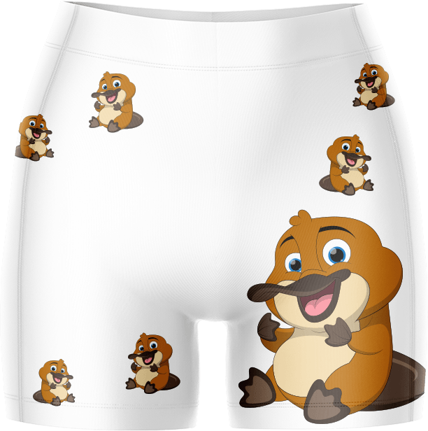 Playa Platypus Ladies Gym Shorts - fungear.com.au