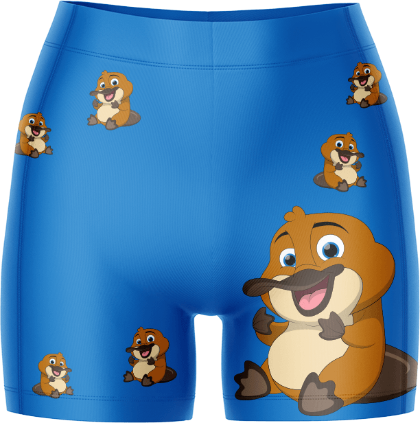 Playa Platypus Ladies Gym Shorts - fungear.com.au