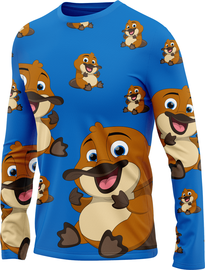 Playa Platypus Rash T-Shirt Long Sleeve - fungear.com.au