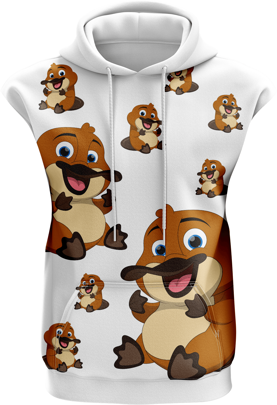 Playa Platypus Sleeveless Hoodie