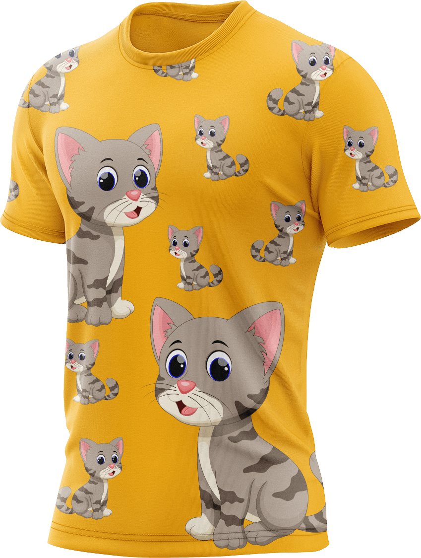 Playful Pussycat Rash Shirt Short Sleeve