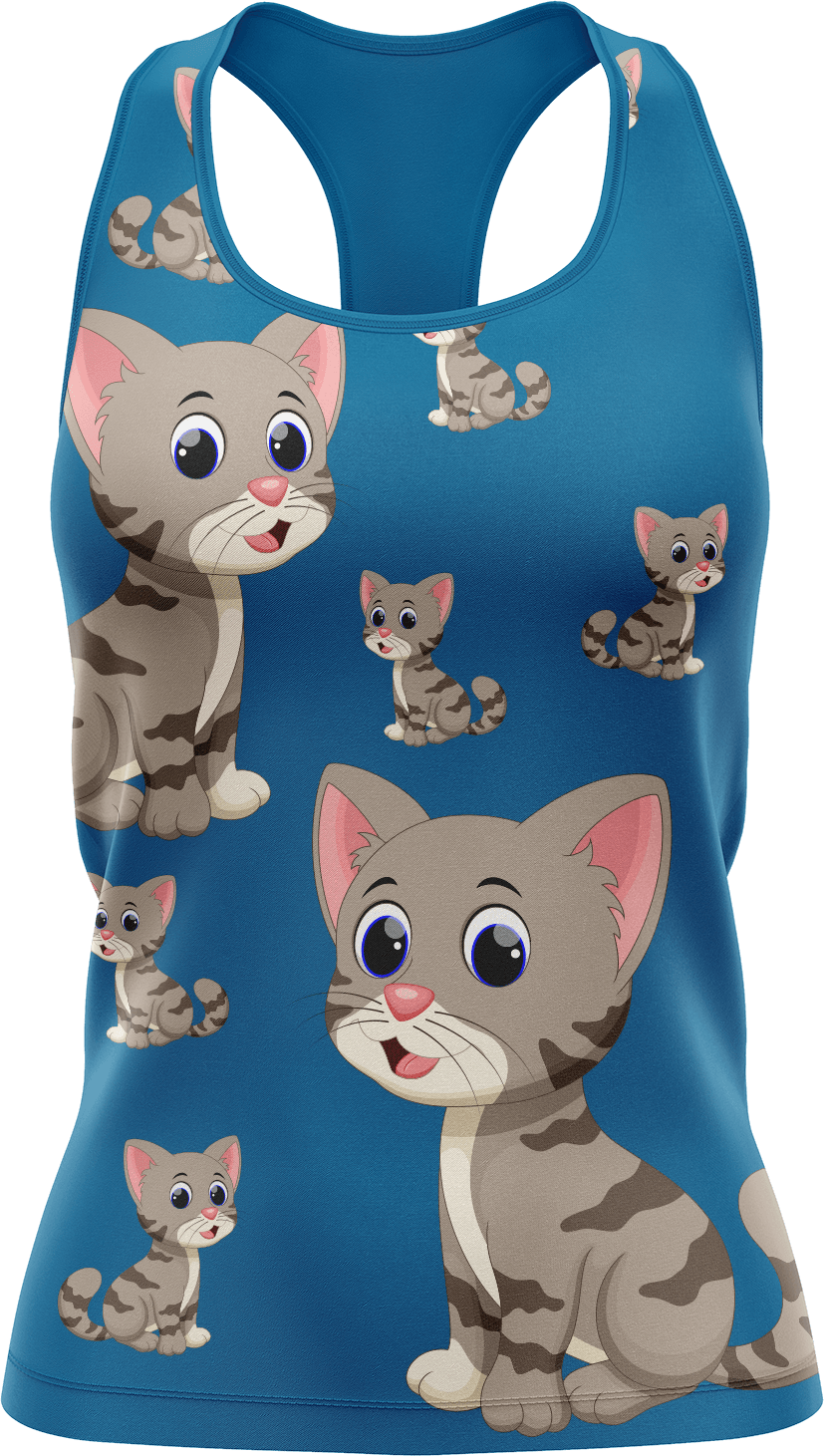 Playful Pussycat Singlets - fungear.com.au